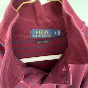 Polo by Ralph Lauren Men's Burgundy Sweater - Small Size
